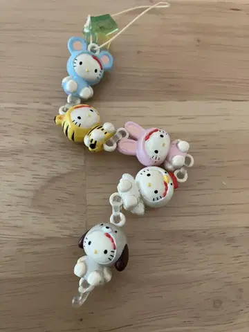헬로키티 동물 코스튬 스트랩