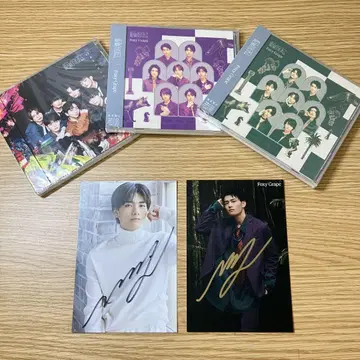 무토 준 사인 포함 엽서 & CD