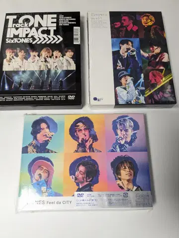 SixTONES 라이브 DVD 초회판 3세트