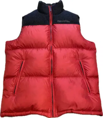 TOMMY HILFIGER 다운 베스트 레드/블랙