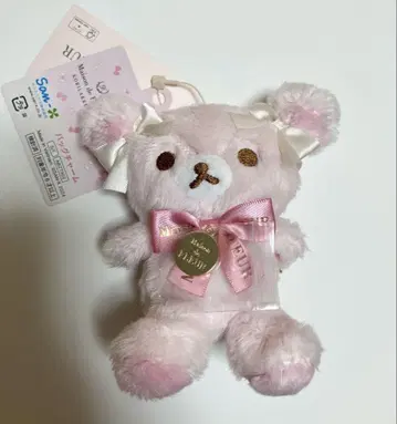리락쿠마 스토어 한정판 메종 드 플뢰르 코리락쿠마 곰 봉제 인형 백참