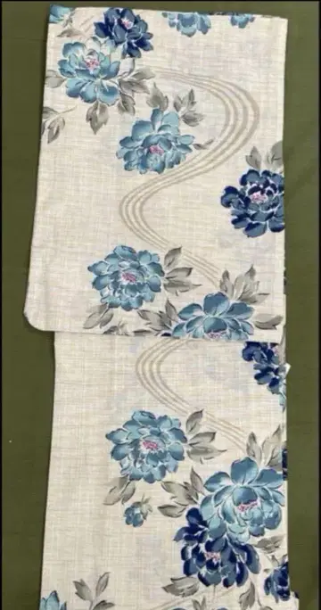 고급 면 린넨 유카타 버튼 한정판 대특가