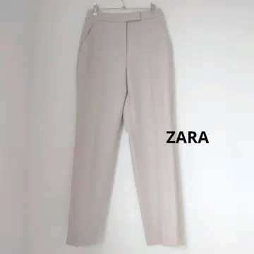 자라/ZARA 슬랙스 팬츠 슬랙스 바지 베이지 무지 미 라인