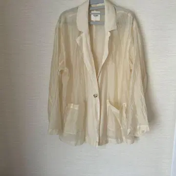BEAMS HEART 아이보리 자켓
