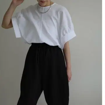 ella cotton pique forme T (white)
