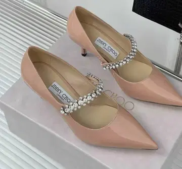 JIMMY CHOO 베이지 스틸레토 하이힐 36 당일 발송
