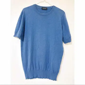 JOHN SMEDLEY 반팔 니트 스웨터 파랑