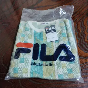 FILA 테니스용 니트 반팔 상의