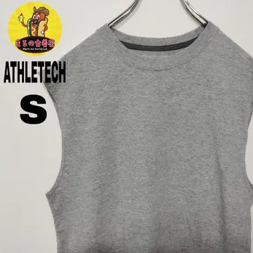 USA 구제 의류 athletech 슬리브리스 S 그레이