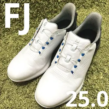 양호 FJ 풋조이 Fuel 퓨얼 BOA 남성용 화이트 25.0