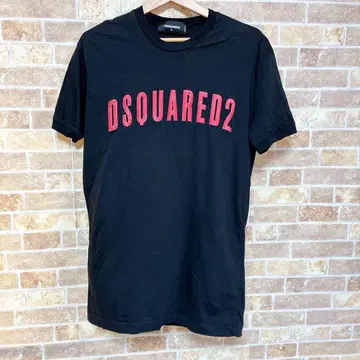 DSQUARED2 디스퀘어드2 블랙 로고 빅 T셔츠