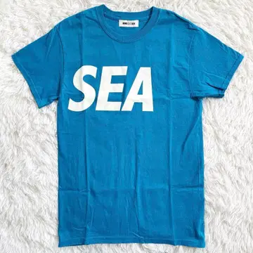 WIND AND SEA 윈더시 티셔츠 블루 S