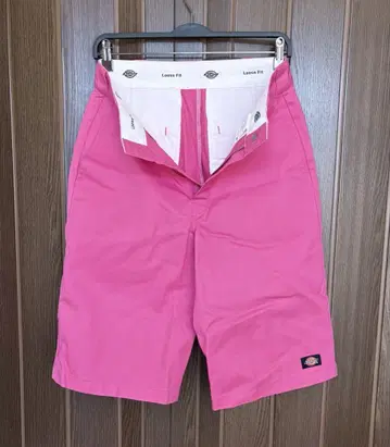 Dickies 루즈핏 핑크 카고 숏팬츠