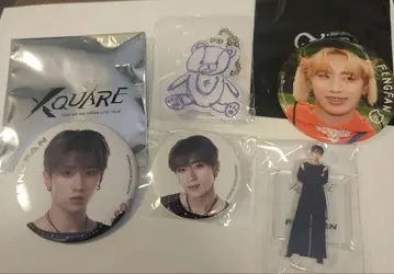 INI  XQUARE FENGAN 캔뱃지 키링 캡슐 토이