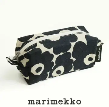 새상품 marimekko 마리메꼬 우니코 패턴 파우치 바닥 있는