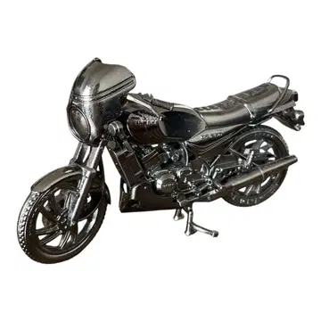 YAMAHA RZ250 크롬 바이크 모델 미니어처 피규어