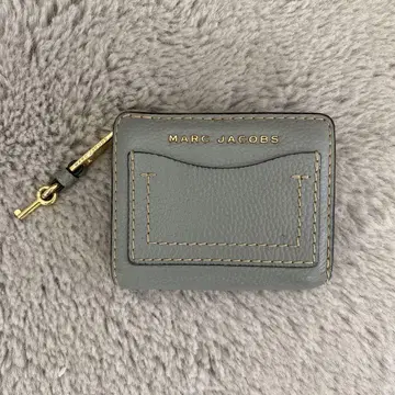 레어 MARC JACOBS 여성용 2단 지갑 천연 가죽