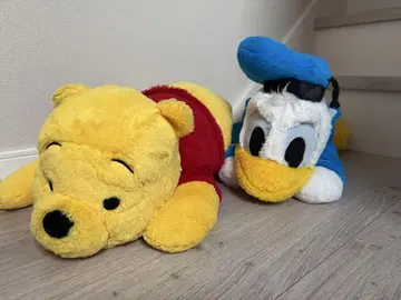 푸우와 도널드 덕 봉제 인형 세트