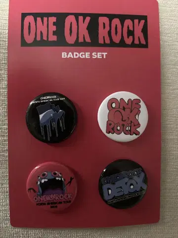 ONE OK ROCK 배지 세트