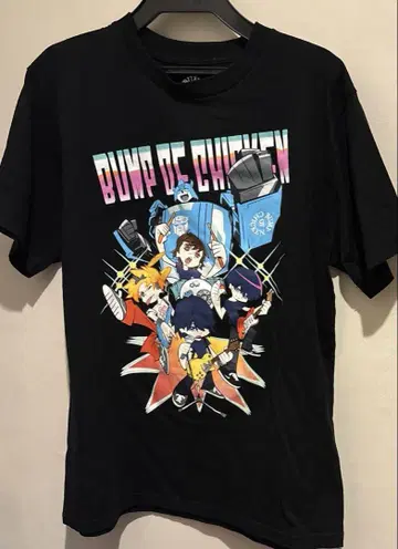 익명 배송 BUMP OF CHICKEN 트랜스포머 티셔츠 블랙 M
