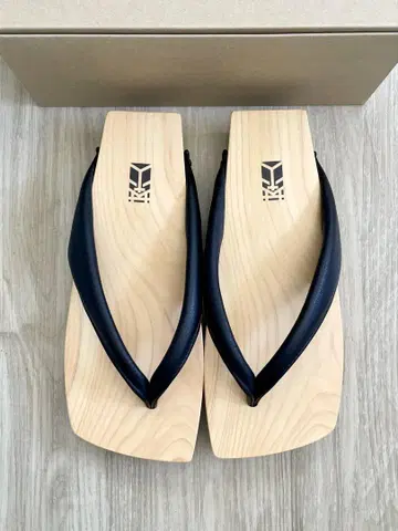 미즈토리 mizutori 일본 나막신 챠진 블랙 사이즈 L