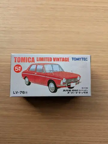 토미카 TOMYLIMITED 5주년 스바루 1000 LV-76