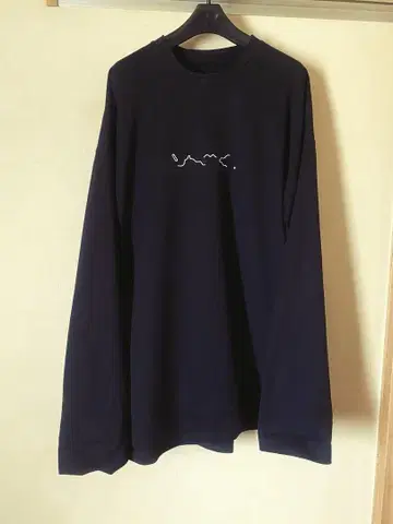 OAMC 19AW SCRIPT L/S 오버 실루엣 롱 T
