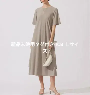 미사용 새상품 택 포함 [ICB L 사이즈] 매트 스쿠버 원피스