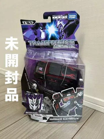 [미개봉 새상품] 트랜스포머 애니메이티드 TA-47 사운드웨이브 블랙