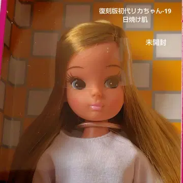 태닝 피부 복각판 초대 리카짱 19 농금갈색 미개봉 새상품 리카짱 캐슬