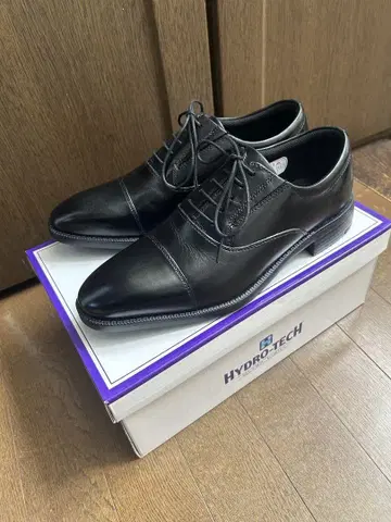 HYDRO-TECH 천연 가죽 블랙 24.5cm 울트라 라이트 3E 상당
