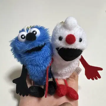 퍼펫 스슨 스슨 논논 손가락 인형 가챠가챠 키링 세트