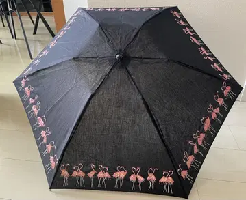 플라밍고 자수 접이식 양산
