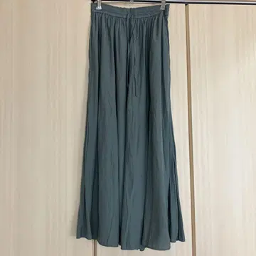 글로벌 워크 산뜻한 릴랙스 플레어 와이드 팬츠 민트 M