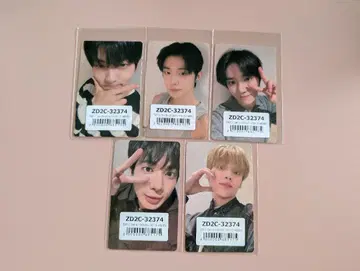 TXT TOGETHER 유니버셜 3회 4회 럭키드로우 5장 세트