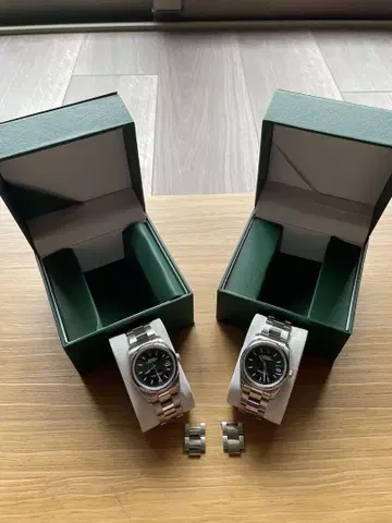 Datejust 자동 감기 손목시계 블랙