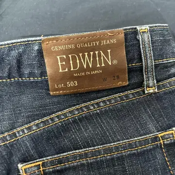 EDWIN lot 503 W28 데님