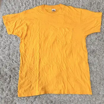 90s Made in USA Fruit of the Loom 포켓 티