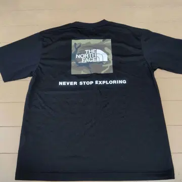 THE NORTH FACE 카모플라쥬 티셔츠 블랙 L
