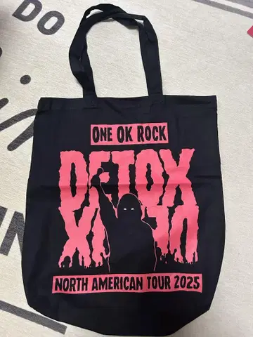 원 오크 락 detox 북미 투어 한정판 토트백