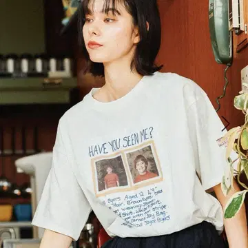 니코앤드 [STRANGER THINGS] 콜라보 포스터풍 프린트 티셔츠