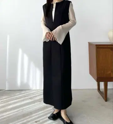 전후 2WAY 키 넥 점퍼 스커트 callautia