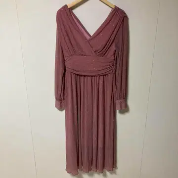 코코모모 라메 믹스 카슈쿨 파티 드레스 포멀