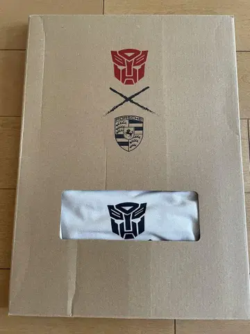 새상품 Porsche x Transformers 콜라보 와이드 티셔츠