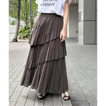 저널 스탠다드 레리움 코튼 보일 레이어드 스커트