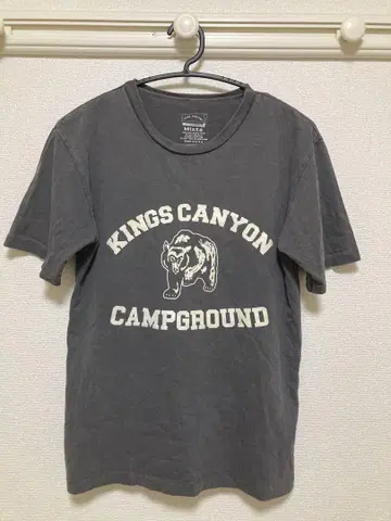 Mixta KINGS CANYON CAMPGROUND 티셔츠 S 그레이