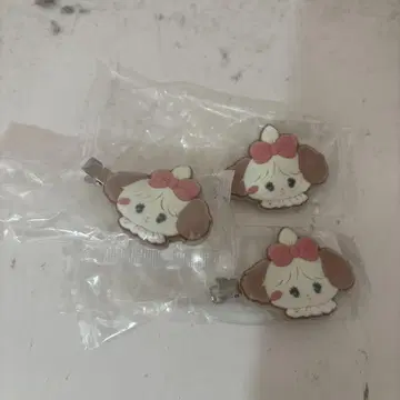 mikko 앞머리 클립 가챠가챠 플로키 헤어 클립 수플레
