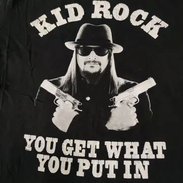 US 구제 의류 티셔츠 KID ROCK 키드 락 L 사이즈