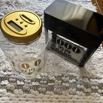 100만 엔 저금통 1000만 엔 저금통 2개 세트