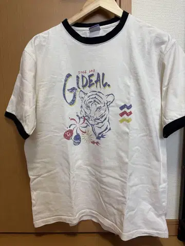 GIDEAL 링거 T셔츠 링거 호랑이 블랙